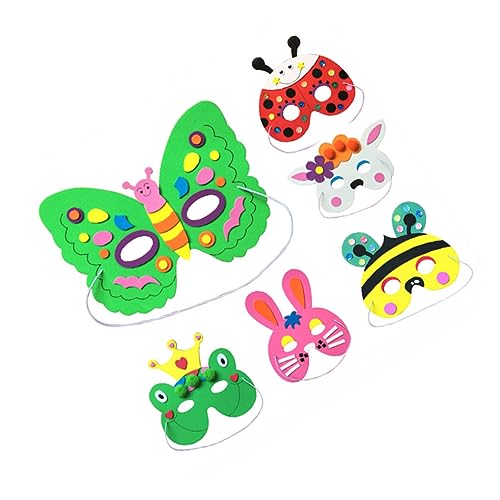Beaupretty 6 Stück Tiermaskenmaskenbeutel Tierische Maske Tanzperformance-tool Für Tiermaske Selber Machen Anziehmaske Diy -material Kit Bunt Beaupretty 6 Stück Tiermaskenmaskenbeutel Tierische Maske Tanzperformance-tool Für Tiermaske Selber Machen Anziehmaske Diy -material Kit Bunt von Beaupretty