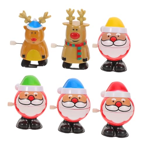 Beaupretty 6 Stück Weihnachtskette Aufziehspielzeug Windup Rentier Desktop- zum Aufziehen lustige Spielzeuge Laufspielzeug für Rentiere Metall Beaupretty 6 Stück Weihnachtskette Aufziehspielzeug Windup Rentier Desktop- zum Aufziehen lustige Spielzeuge Laufspielzeug für Rentiere Metall von Beaupretty