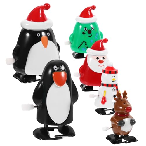 Beaupretty 6 Stück Xmas Aufziehspielzeug Set mit Lustigen Figuren Weihnachtsmann Schneemann REH Kinderspielzeug für Weihnachten Geburtstagsgeschenke und Familientreffen Sicheres Beaupretty 6 Stück Xmas Aufziehspielzeug Set mit Lustigen Figuren Weihnachtsmann Schneemann REH Kinderspielzeug für Weihnachten Geburtstagsgeschenke und Familientreffen Sicheres von Beaupretty