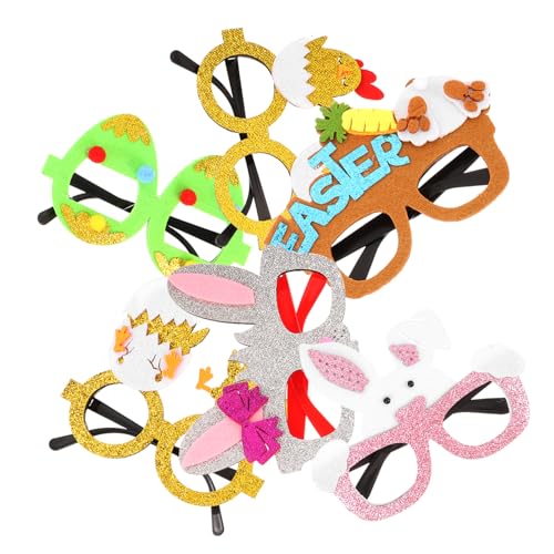 Beaupretty 6 Stück lustige Brille Ostern-Foto-Requisite Festivalbrillen für Osterelemente-Brille Gläser für die Osterparty Osterjagd Festival-Brillengestelle Neuheit Brille Plastik Beaupretty 6 Stück lustige Brille Ostern-Foto-Requisite Festivalbrillen für Osterelemente-Brille Gläser für die Osterparty Osterjagd Festival-Brillengestelle Neuheit Brille Plastik von Beaupretty