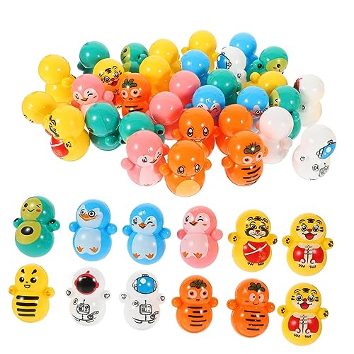 Beaupretty 60 Stück Mini Tumbler Spielzeugset Niedliche Tier Designs für Zufällige Farben als Geburtstagsgeschenk Montessori für Kleinkinder Party Mitgebsel Zufällige Farbe Zufällige Farbe von Beaupretty
