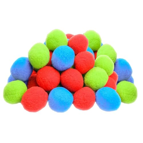 Beaupretty 60 Stück Teiliges Bunte Wiederverwendbare Wasserbälle aus Leichtem Polypropylenfaser Material für Schwimmbad Strand und Outdoor Spaß Saugfähig und Vielseitig für Wurf und von Beaupretty