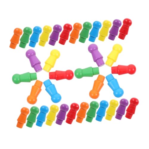 Beaupretty 60 Stück Teiliges Bunter Holz Spielsteine für Flugschach Kleine Stabile Spielfiguren aus Robustem Geglättetem Holz Farbenfrohe Schachfiguren für Brettspiele und Lernaktivitäten Beaupretty 60 Stück Teiliges Bunter Holz Spielsteine für Flugschach Kleine Stabile Spielfiguren aus Robustem Geglättetem Holz Farbenfrohe Schachfiguren für Brettspiele und Lernaktivitäten von Beaupretty