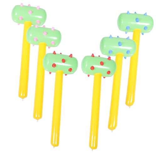 Beaupretty 6Stücke Aufblasbare Hammer Spielzeuge aus PVC für Lustige Party Requisiten Hohe Leicht und Tragbar für Feiern und Veranstaltungen von Beaupretty