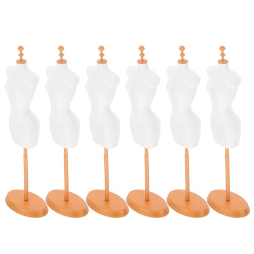 Beaupretty 6Stücke DIY Puppenkleider Schaufensterpuppenständer aus Kunststoff Stabiler Mannequin Ständer für Kleidung für Kreative Bastelprojekte von Beaupretty