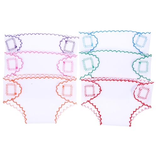 Beaupretty 6Stücke DIY Puppenwindeln Waschbare Stoffwindeln für Puppenzubehör für Kreative Bastelprojekte für DIY Puppen und Beaupretty 6Stücke DIY Puppenwindeln Waschbare Stoffwindeln für Puppenzubehör für Kreative Bastelprojekte für DIY Puppen und von Beaupretty