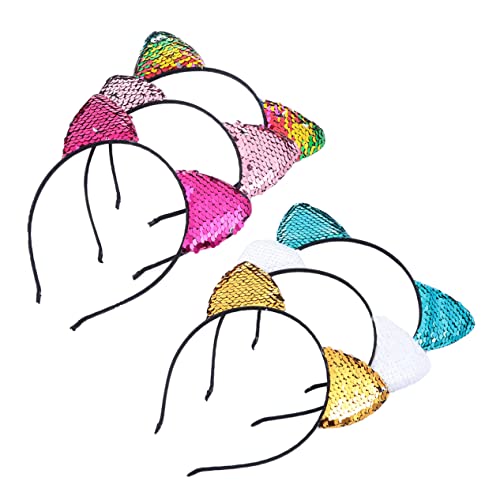 Beaupretty 6Stücke Katzenohr Haarschmuck Teiliges Glitzer Haarreifen für Halloween Weihnachten Regenbogen für Kostüme und Partys Beaupretty 6Stücke Katzenohr Haarschmuck Teiliges Glitzer Haarreifen für Halloween Weihnachten Regenbogen für Kostüme und Partys von Beaupretty