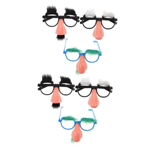 Beaupretty 6Stücke Lustige Nasenbrille mit Augenbrauen Teiliges Kostümzubehör für Unvergessliche Partys für Halloween Geburtstagsfeiern Familieninteraktionen Beaupretty 6Stücke Lustige Nasenbrille mit Augenbrauen Teiliges Kostümzubehör für Unvergessliche Partys für Halloween Geburtstagsfeiern Familieninteraktionen von Beaupretty