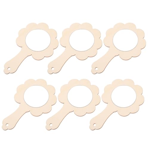 Beaupretty 6Stücke Teiliges DIY Holzspiegel für Unvollendete Mini Spiegel zum Basteln und Bemalen Tragbare Handspiegel für Kreative Bastelprojekte für Kindergeburtstage und Kreative Beaupretty 6Stücke Teiliges DIY Holzspiegel für Unvollendete Mini Spiegel zum Basteln und Bemalen Tragbare Handspiegel für Kreative Bastelprojekte für Kindergeburtstage und Kreative von Beaupretty
