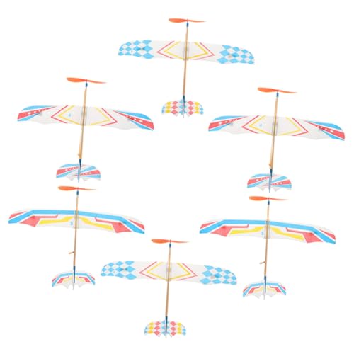 Beaupretty Gummibandflugzeug Modell 6 Stücke für Kinder Leichtes Segelflugzeug Spielzeug für Outdoor Aktivitäten und Pädagogisches Flugzeugmodell Beaupretty Gummibandflugzeug Modell 6 Stücke für Kinder Leichtes Segelflugzeug Spielzeug für Outdoor Aktivitäten und Pädagogisches Flugzeugmodell von Beaupretty