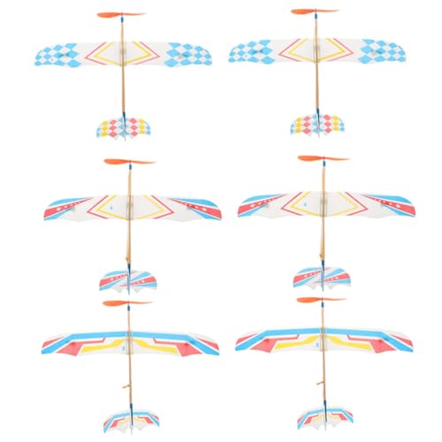 Beaupretty Gummiband Flugzeug Spielzeug 6 Stücke Outdoor Segelflugzeug Modell für Kinder Leuchtende Farben Langlebig Spaß für Garten und Spielplatz Beaupretty Gummiband Flugzeug Spielzeug 6 Stücke Outdoor Segelflugzeug Modell für Kinder Leuchtende Farben Langlebig Spaß für Garten und Spielplatz von Beaupretty