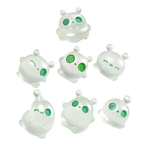 Beaupretty 7 Stück Teiliges Leuchtende Mini Außerirdische DIY Micro Figurines mit Nachtlichtfunktion Kreative Dekoration für Büro Kinderzimmer Feengarten und Weltraumparty Beaupretty 7 Stück Teiliges Leuchtende Mini Außerirdische DIY Micro Figurines mit Nachtlichtfunktion Kreative Dekoration für Büro Kinderzimmer Feengarten und Weltraumparty von Beaupretty