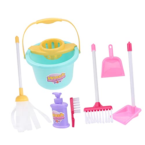 Beaupretty 7 Stück Teiliges Reinigungsset mit Besen Mop und Kehrschaufel Rollenspiel Reinigungswerkzeuge für Kleine Mädchen Fördert die Kreativität und Hand Augen Zufällige Farbe Beaupretty 7 Stück Teiliges Reinigungsset mit Besen Mop und Kehrschaufel Rollenspiel Reinigungswerkzeuge für Kleine Mädchen Fördert die Kreativität und Hand Augen Zufällige Farbe von Beaupretty