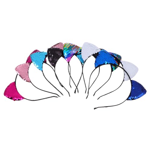 Beaupretty 7Stücke Katzenohren Haarband Teiliges mit Pailletten Bezaubernde Party Requisiten für Perfektes Haar Accessoire für Kostümpartys Feiertage und Tägliche Dekoration Beaupretty 7Stücke Katzenohren Haarband Teiliges mit Pailletten Bezaubernde Party Requisiten für Perfektes Haar Accessoire für Kostümpartys Feiertage und Tägliche Dekoration von Beaupretty