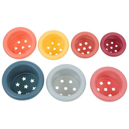 Beaupretty 7Stücke Stapelbare Silikonbecher für Junge Mädchen Teiliges Badespielzeug Motorik und Sozialverhalten Sicheres und Langlebiges Material für Badewanne Beaupretty 7Stücke Stapelbare Silikonbecher für Junge Mädchen Teiliges Badespielzeug Motorik und Sozialverhalten Sicheres und Langlebiges Material für Badewanne von Beaupretty