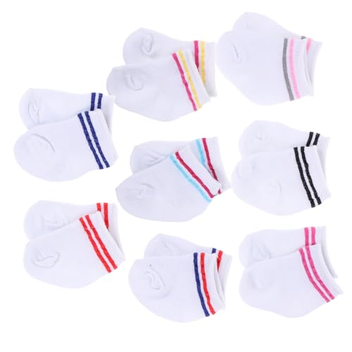 Beaupretty 8 Paare Puppensocken für Mädchenpuppe Weiche Gemischte Farben Vielseitiges Puppenzubehör Komfortabel für Puppenkostüme und DIY Outfits Beaupretty 8 Paare Puppensocken für Mädchenpuppe Weiche Gemischte Farben Vielseitiges Puppenzubehör Komfortabel für Puppenkostüme und DIY Outfits von Beaupretty
