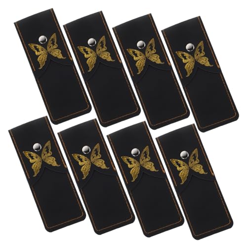 Beaupretty 8 Stück Leder Messerhülle für Gürtel Wasserdichtes Aufbewahrungset für Klappmesser Kleiner Beutel für Cosplay und Bühnenauftritte Passend für Anime und Spiele Schwarz Beaupretty 8 Stück Leder Messerhülle für Gürtel Wasserdichtes Aufbewahrungset für Klappmesser Kleiner Beutel für Cosplay und Bühnenauftritte Passend für Anime und Spiele Schwarz von Beaupretty