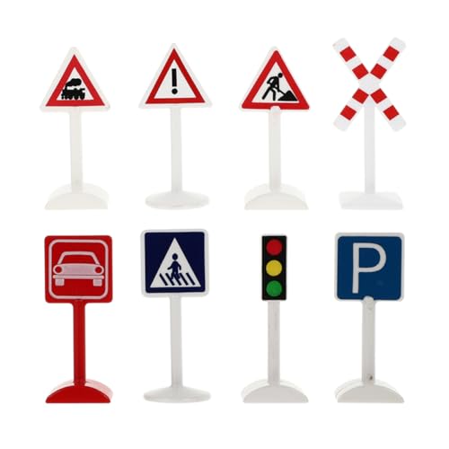 Beaupretty 8 Stück Mini Verkehrszeichen Set Simulierte Verkehrsschilder für Sandtisch Dekoration Lernspielzeug für Geburtstagsgeschenke und Kreative Spielmöglichkeiten Beaupretty 8 Stück Mini Verkehrszeichen Set Simulierte Verkehrsschilder für Sandtisch Dekoration Lernspielzeug für Geburtstagsgeschenke und Kreative Spielmöglichkeiten von Beaupretty