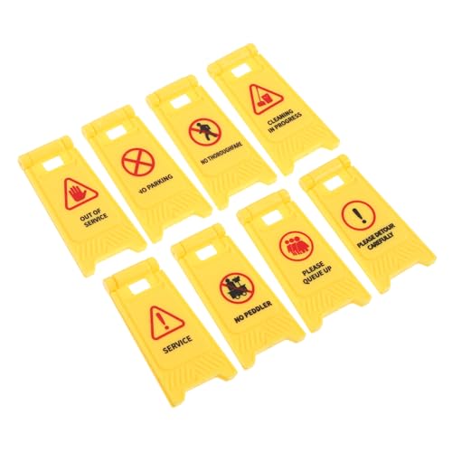 Beaupretty 8 Stück Miniatur Verkehrszeichen Spielset Teiliges für Lehrreiche Verkehrssicherheitsspielzeuge aus Langlebigem für Kreatives Spiel und Verkehrserziehung Beaupretty 8 Stück Miniatur Verkehrszeichen Spielset Teiliges für Lehrreiche Verkehrssicherheitsspielzeuge aus Langlebigem für Kreatives Spiel und Verkehrserziehung von Beaupretty