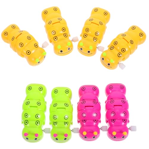 Beaupretty 8 Stück Teiliges Aufziehspielzeug Kleine Bewegliche Raupen Party Mitgebsel Zufallsfarben Kompakt Tragbar Einfach zu Bedienen Geschenkidee Zufällige Farbe von Beaupretty