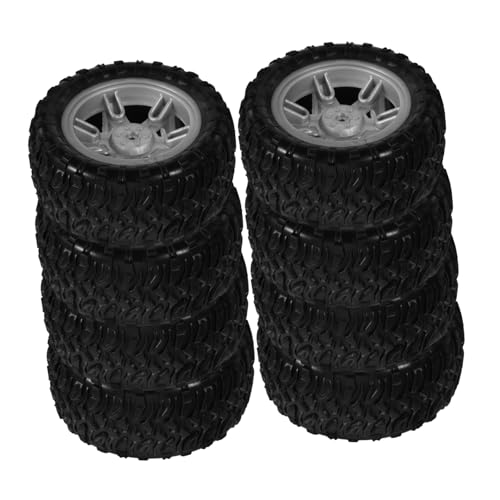 Beaupretty 8 Stück Teiliges DIY Gummi Spielzeugreifen mit Hohlprofil Stoßdämpfende Leichte Ersatzräder für Spielzeugautos Geräuscharm und Flexibel für Bastelprojekte von Beaupretty