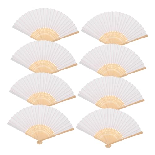 Beaupretty 8 Stück Teiliges Faltbare Handfächer aus Weißem Papier Leicht und Kindgerecht für Kreative Bastelprojekte Sommerkühlung und Kindergartenaktivitäten Beaupretty 8 Stück Teiliges Faltbare Handfächer aus Weißem Papier Leicht und Kindgerecht für Kreative Bastelprojekte Sommerkühlung und Kindergartenaktivitäten von Beaupretty