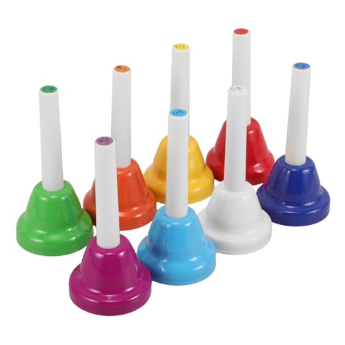 Beaupretty 8 Stück Teiliges Handglocken Set mit Noten Bunte Musikinstrumente für Erwachsene für Unterricht Feste Kirchen Hochzeiten und Familienfeiern Beaupretty 8 Stück Teiliges Handglocken Set mit Noten Bunte Musikinstrumente für Erwachsene für Unterricht Feste Kirchen Hochzeiten und Familienfeiern von Beaupretty