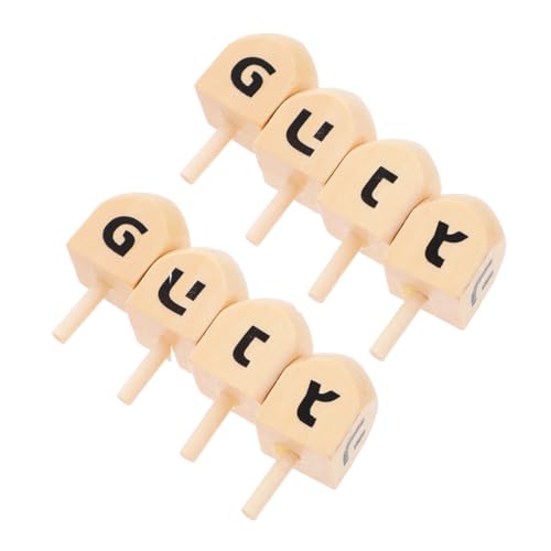 Beaupretty 8 Stück Teiliges Holz Dreidels für Hanukkah Stabile Handbemalte Spinnkreisel aus Holz Traditionelles Geschicklichkeitsspiel für Familienfeiern und Schulferien Beaupretty 8 Stück Teiliges Holz Dreidels für Hanukkah Stabile Handbemalte Spinnkreisel aus Holz Traditionelles Geschicklichkeitsspiel für Familienfeiern und Schulferien von Beaupretty