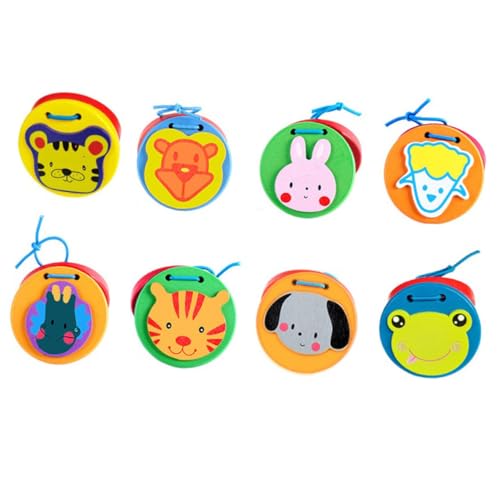 Beaupretty 8 Stück Teiliges Holz Kastagnetten Bunte Tiere Musikinstrument für Kleinkinder Junge Mädchen Musikalische Früherziehung Hand Augen koordination Beaupretty 8 Stück Teiliges Holz Kastagnetten Bunte Tiere Musikinstrument für Kleinkinder Junge Mädchen Musikalische Früherziehung Hand Augen koordination von Beaupretty