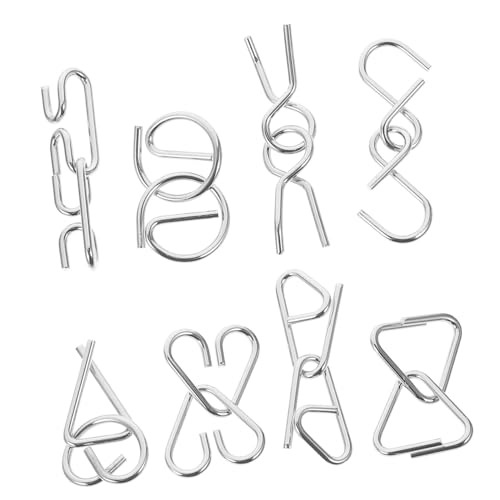 Beaupretty 8 Stück Teiliges Metall Brainteaser Puzzle Chinesischer Antiker Stil Anspruchsvolles Unlocking Toy für Konzentration und Denkspiel Fördert Kreativität und Problemlösung Geeignet Beaupretty 8 Stück Teiliges Metall Brainteaser Puzzle Chinesischer Antiker Stil Anspruchsvolles Unlocking Toy für Konzentration und Denkspiel Fördert Kreativität und Problemlösung Geeignet von Beaupretty