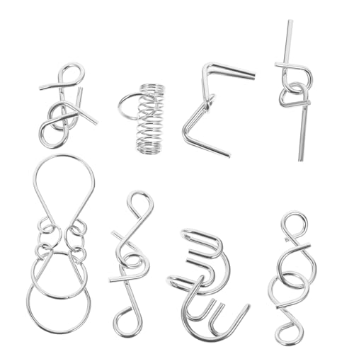 Beaupretty 8 Stück Teiliges Metall Knobelspiel für Antikes Design Fördert Logisches und Problemlösungsfähigkeiten Lernspielzeug für Kreative Köpfe Beaupretty 8 Stück Teiliges Metall Knobelspiel für Antikes Design Fördert Logisches und Problemlösungsfähigkeiten Lernspielzeug für Kreative Köpfe von Beaupretty