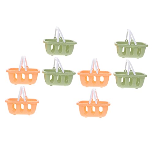 Beaupretty 8 Stück Teiliges Mini Einkaufskorb für Stabile Handliche Körbchen als Eierkörbe und Kaufladen für Mädchen und Jungen von Beaupretty