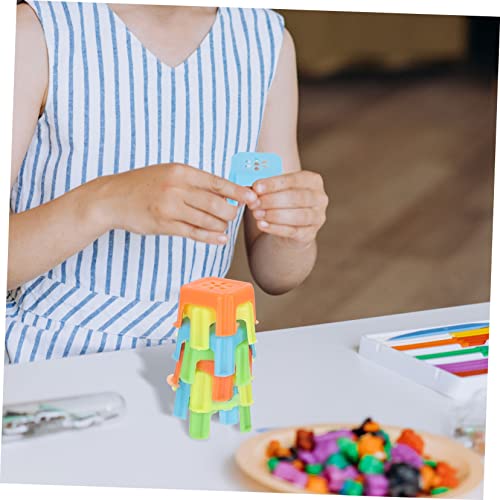 Beaupretty 8 Stück Teiliges Mini Hocker Kunststoff Miniaturstuhl Dekorative Puppenhaus Möbel Bunte Miniaturhocker für Mikrohaus und Gartendekoration von Beaupretty