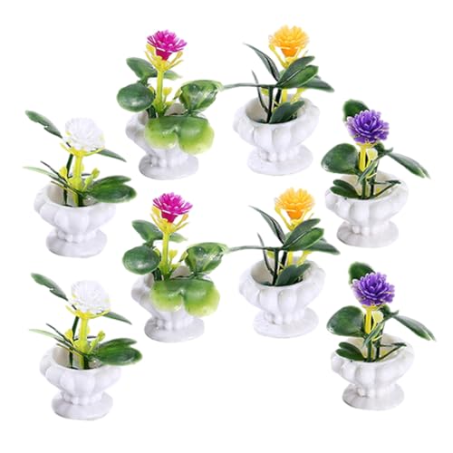 Beaupretty 8 Stück Teiliges Mini Pflanzen Puppenhaus Kunstpflanzen Topf Realistisch Geformt für Mikro Landschaft Deko Lebensecht Aussehende Miniatur Bonsai Figuren für Garten und Desktop Beaupretty 8 Stück Teiliges Mini Pflanzen Puppenhaus Kunstpflanzen Topf Realistisch Geformt für Mikro Landschaft Deko Lebensecht Aussehende Miniatur Bonsai Figuren für Garten und Desktop von Beaupretty
