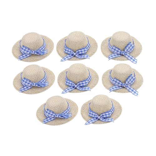 Beaupretty 8 Stück Teiliges Mini Strohhüte für Puppen Handgewebt aus Langlebigem Stoff mit Schleifen Vielseitig für Puppenhaus Deko und DIY Puppenmode Elegante Kleine Puppenhüte für Kreative Beaupretty 8 Stück Teiliges Mini Strohhüte für Puppen Handgewebt aus Langlebigem Stoff mit Schleifen Vielseitig für Puppenhaus Deko und DIY Puppenmode Elegante Kleine Puppenhüte für Kreative von Beaupretty