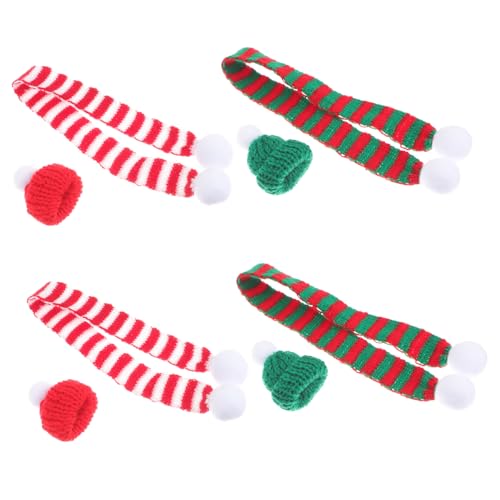 Beaupretty 8 Stück Teiliges Mini Weihnachtsmützen und Gestrickte Schals für Weinflaschen Dekorative Flaschenabdeckungen mit Festlichem Strickdesign für Tisch Baum Partydekorationen Beaupretty 8 Stück Teiliges Mini Weihnachtsmützen und Gestrickte Schals für Weinflaschen Dekorative Flaschenabdeckungen mit Festlichem Strickdesign für Tisch Baum Partydekorationen von Beaupretty