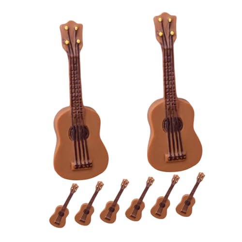Beaupretty 8 Stück Teiliges Miniatur Gitarrenmodell aus Robustem Harz Realistisch Gestaltete Mini Gitarren für Puppenhaus Dekor Detailreiche Musikinstrument Attrappen als Kreative Beaupretty 8 Stück Teiliges Miniatur Gitarrenmodell aus Robustem Harz Realistisch Gestaltete Mini Gitarren für Puppenhaus Dekor Detailreiche Musikinstrument Attrappen als Kreative von Beaupretty