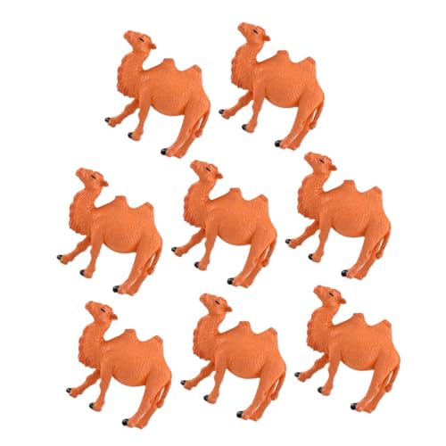 Beaupretty 8 Stück Kleiner Kamelfiguren Aus Kunststoff Lebendige Kamelornamente Für Garten Und Landschaftsdekoration Tierfiguren Für Zuhause Dekorative Miniatur Kamelmodelle von Beaupretty