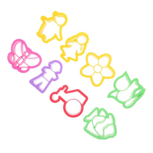 Beaupretty 8 Stück Teiliges Polymer Clay Set Kreative Ausstecher für Schmuckherstellung DIY Ohrringe Selbsttrocknender Knete Einfach zu Verwenden für Bastelprojekte von Beaupretty