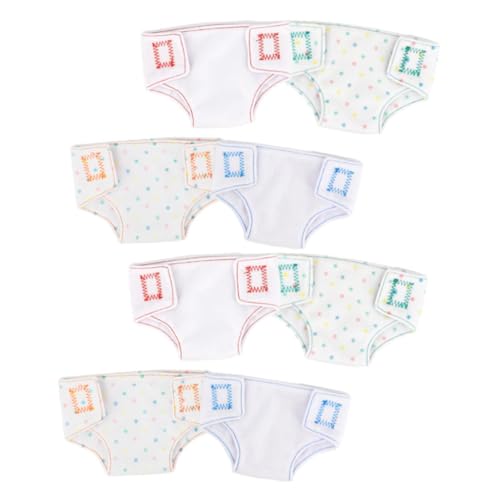 Beaupretty 8 Stück Teiliges Puppenunterwäsche aus Weichem Elastische Mini Panties für Babypuppen Waschbar und Wiederverwendbar Praktische Puppenkleidung für Mädchen Zufälliger Stil Beaupretty 8 Stück Teiliges Puppenunterwäsche aus Weichem Elastische Mini Panties für Babypuppen Waschbar und Wiederverwendbar Praktische Puppenkleidung für Mädchen Zufälliger Stil von Beaupretty