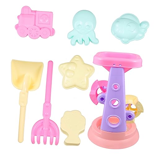Beaupretty 8 Stück Teiliges Sandspielzeug Set für Großes Strandspielzeug mit Sicherem Glattem Kunststoff Tragbares Sandbagger und Sandschaufel Set Farbenfrohes für Kreative Zufällige Farbe von Beaupretty