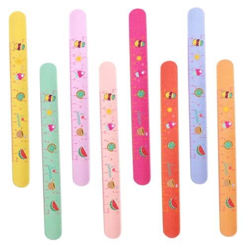 Beaupretty 8 Stück Teiliges Slap Armband Bunte Dekorative Schlagarmbänder Hautfreundlich und Komfortabel Geeignet als Party Mitgebsel für Jungen und Mädchen von Beaupretty