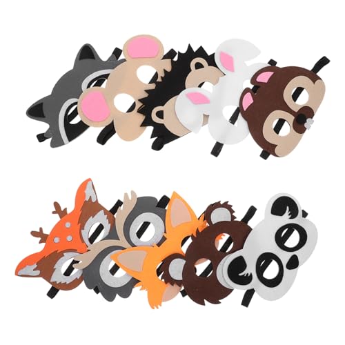Beaupretty 8 Stück Teiliges Tiermasken aus Leichtem Filz Niedliche Cartoon Waldtiere Bequem und Atmungsaktiv für Halloween Kindergeburtstage Kostümpartys und Bühnenauftritte Beaupretty 8 Stück Teiliges Tiermasken aus Leichtem Filz Niedliche Cartoon Waldtiere Bequem und Atmungsaktiv für Halloween Kindergeburtstage Kostümpartys und Bühnenauftritte von Beaupretty