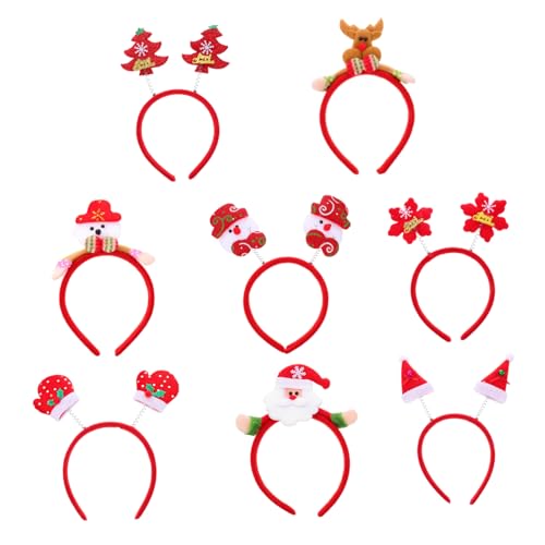 Beaupretty 8 Stück Teiliges Weihnachtsstirnband mit Glocken Rentier Schneemann-motiven Kreativer Haarschmuck für Weihnachtsfeiern Party Festliche Haarreifen Bunte Xmas Kopfbänder Beaupretty 8 Stück Teiliges Weihnachtsstirnband mit Glocken Rentier Schneemann-motiven Kreativer Haarschmuck für Weihnachtsfeiern Party Festliche Haarreifen Bunte Xmas Kopfbänder von Beaupretty
