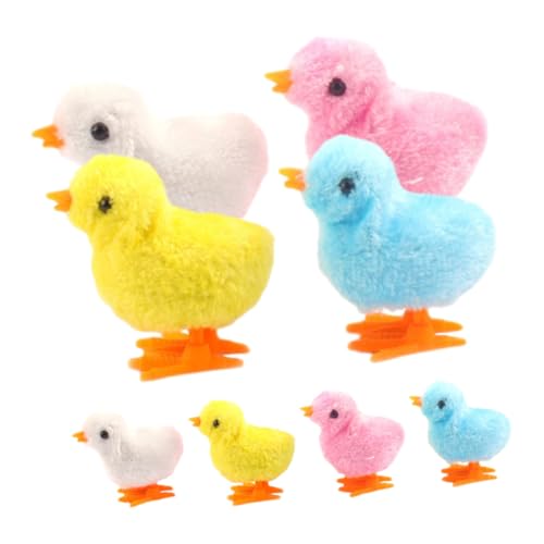 Beaupretty 8 Stück Teiliges Wind Up Küken Plüschige Aufzieh Hühner für Haustiere Kleine Springende Küken Sichere Materialien Lustiges Ostergeschenk für Jungen und Mädchen Zufällige Farbe Beaupretty 8 Stück Teiliges Wind Up Küken Plüschige Aufzieh Hühner für Haustiere Kleine Springende Küken Sichere Materialien Lustiges Ostergeschenk für Jungen und Mädchen Zufällige Farbe von Beaupretty
