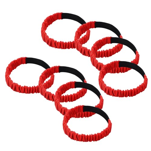 Beaupretty 8 Stück Zwei-Personen-Dreibeingurt Dreibeinige Laufbands 3-legierte Rennband Outdoor -Teamspiel 3-leg- Stativrennen elastisches Laufband Verlängerungskabel aus Gummi rot von Beaupretty