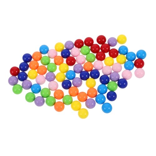 Beaupretty 80 Stück Teiliges Bunte Kunststoff spielkugeln Kleine Bälle für Lernspiele und Denktraining Farbenfrohe Mini spielperlen für Vielseitige Pädagogische von Beaupretty