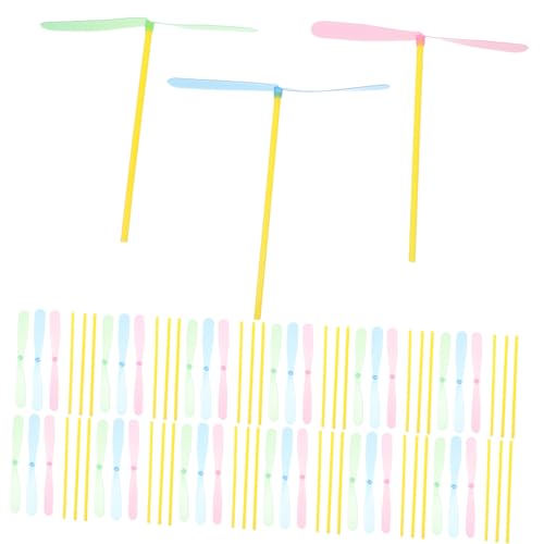 Beaupretty 80 Stück Teiliges Fliegendes Kinderspielzeug aus Kunststoff Tragbarer Hand Helikopter Kreative Outdoor spielzeuge für Party geschenkset Fördert Bewegung und Zufällige Farbe von Beaupretty