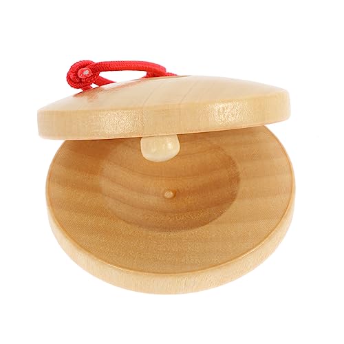 Beaupretty 8 Stücke Kinder Kastagnetten Spielzeug aus Holz Musikinstrument für Frühe Bildung Tragbare Percussion für Vorschulkinder Leicht zu Transportieren Lernspielzeug für Musik von Beaupretty
