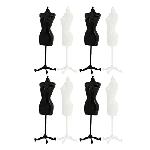 Beaupretty 8Stücke Puppenständer Kleidung Display Halter für Puppen für Anzüge Shirts und Schmuck Unterstützung für Kinderkleidung ohne Falten von Beaupretty